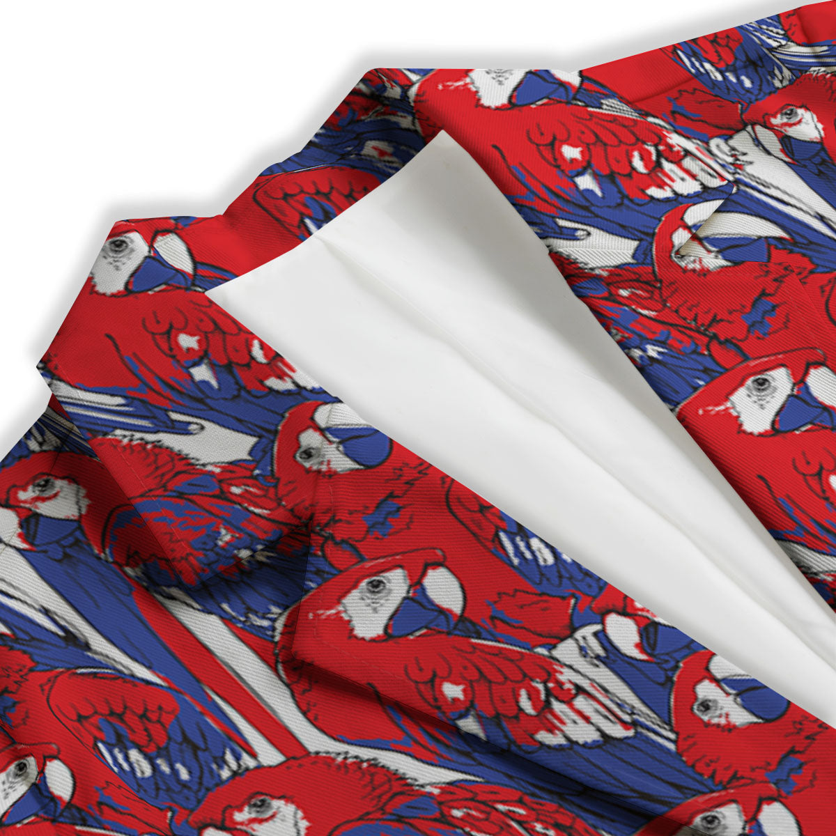 Tropical Parrot Print Pattern Women's Blazer-grizzshop