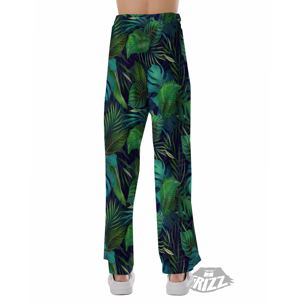 Tropical Plants Hawaiian Print Pattern Pajama Pants-grizzshop