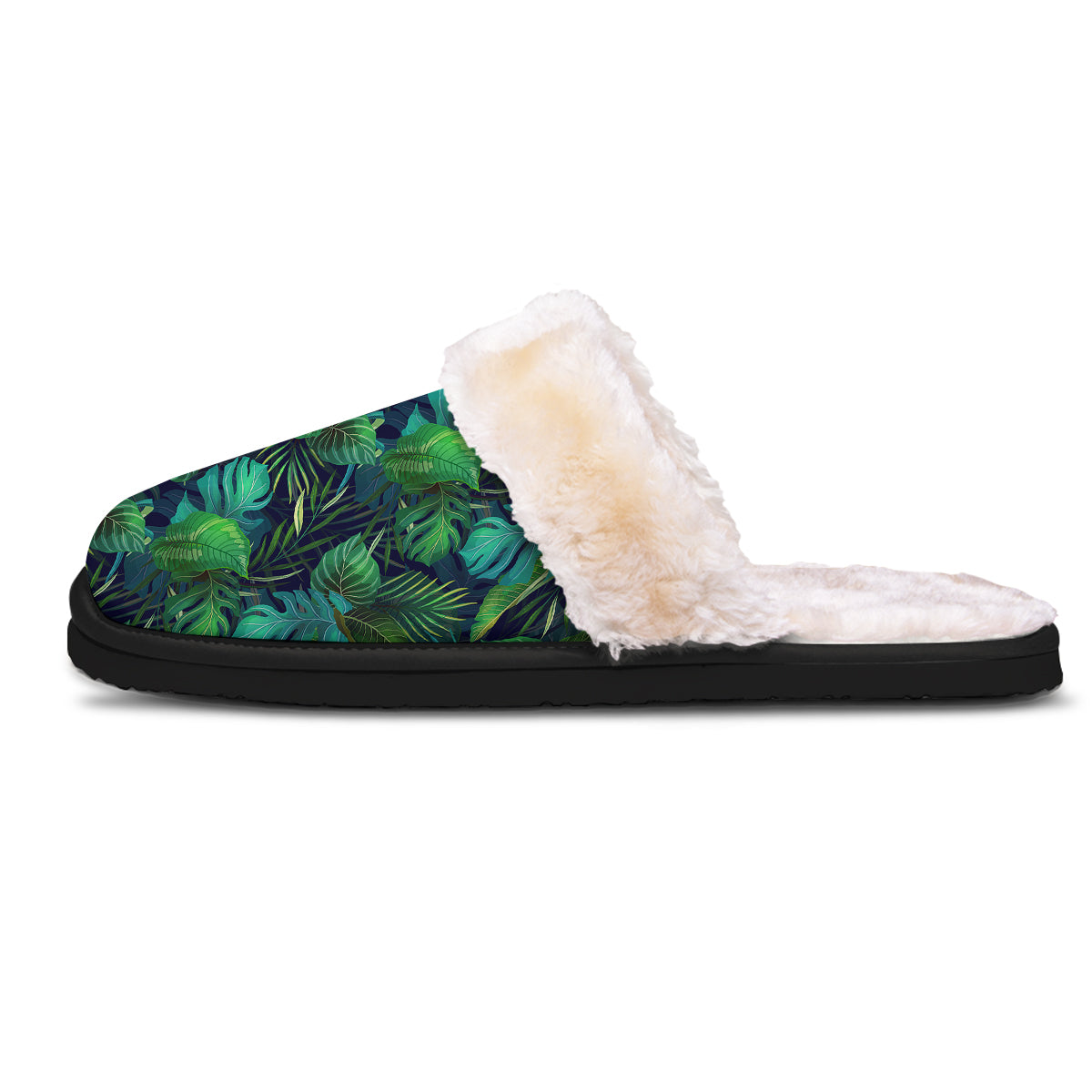 Tropical Plants Hawaiian Print Pattern Slippers-grizzshop