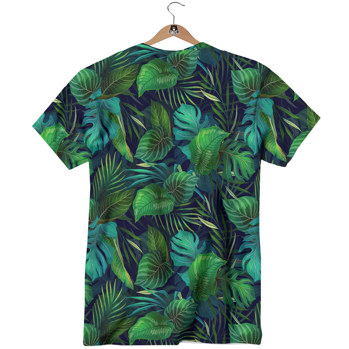 Tropical Plants Hawaiian Print Pattern T-Shirt-grizzshop