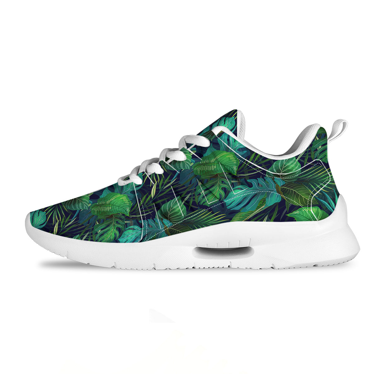 Tropical Plants Hawaiian Print Pattern Tennis Shoes-grizzshop