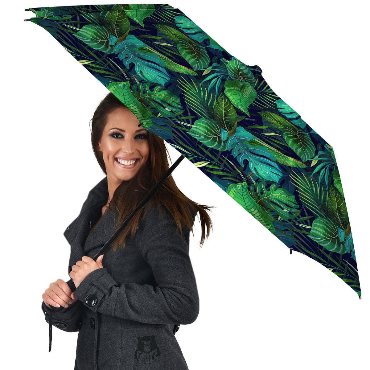 Tropical Plants Hawaiian Print Pattern Umbrella-grizzshop