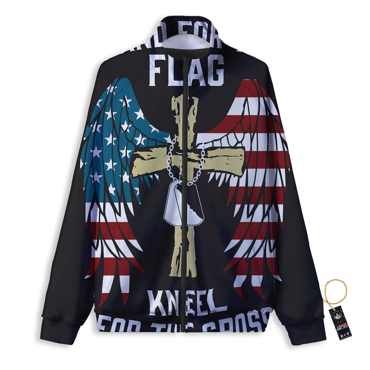 Tropical Purple Print Pattern Track Jacket-grizzshop