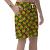 Tropical Reggae Leaf Men's Shorts-grizzshop