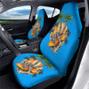 Tropical Skull Hand Print Car Seat Covers-grizzshop