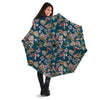 Tropical Teal Print Pattern Umbrella-grizzshop