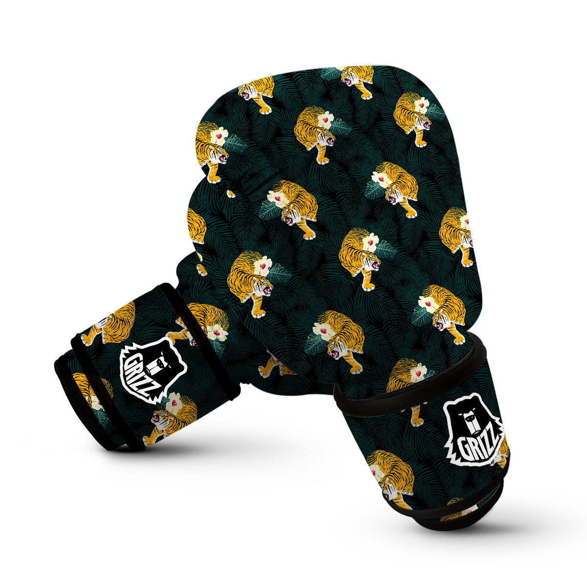 Tropical Tiger Boxing Gloves-grizzshop