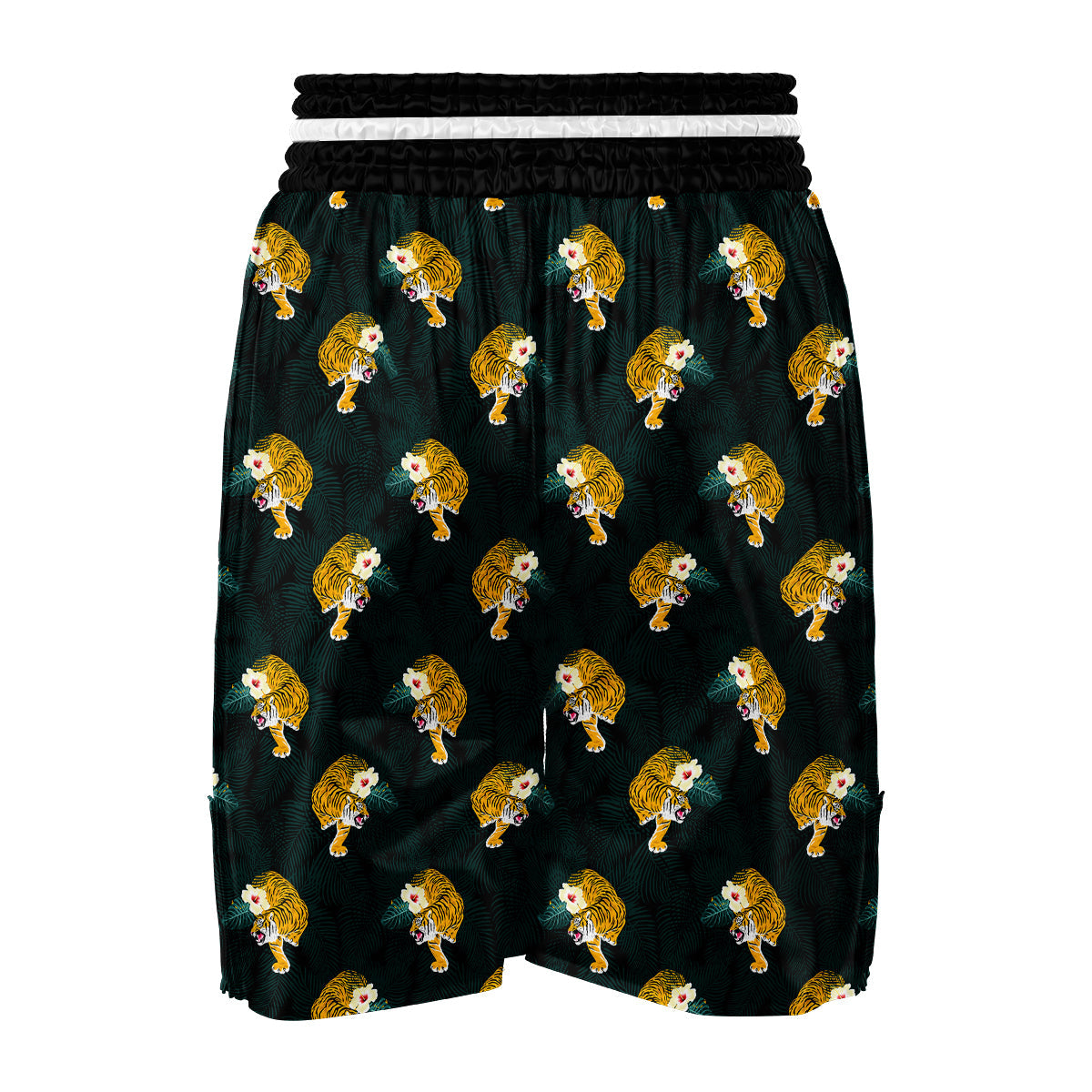 Tropical Tiger Boxing Shorts-grizzshop