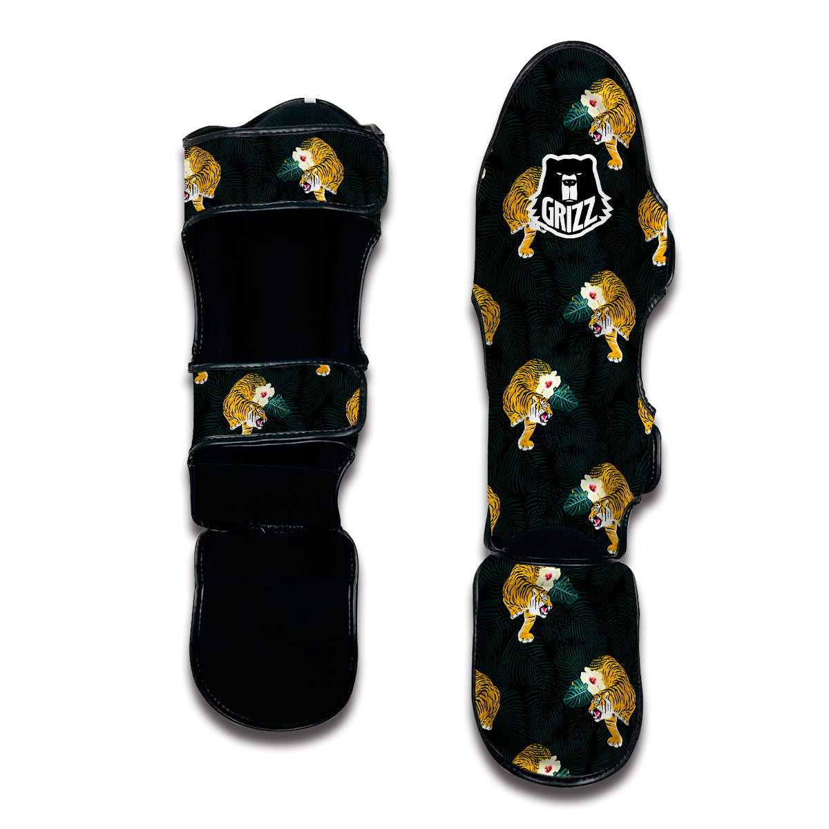 Tropical Tiger Muay Thai Shin Guards-grizzshop