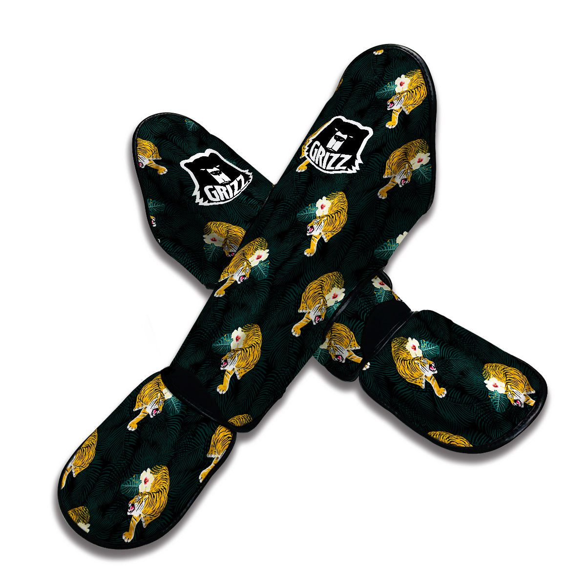 Tropical Tiger Muay Thai Shin Guards-grizzshop