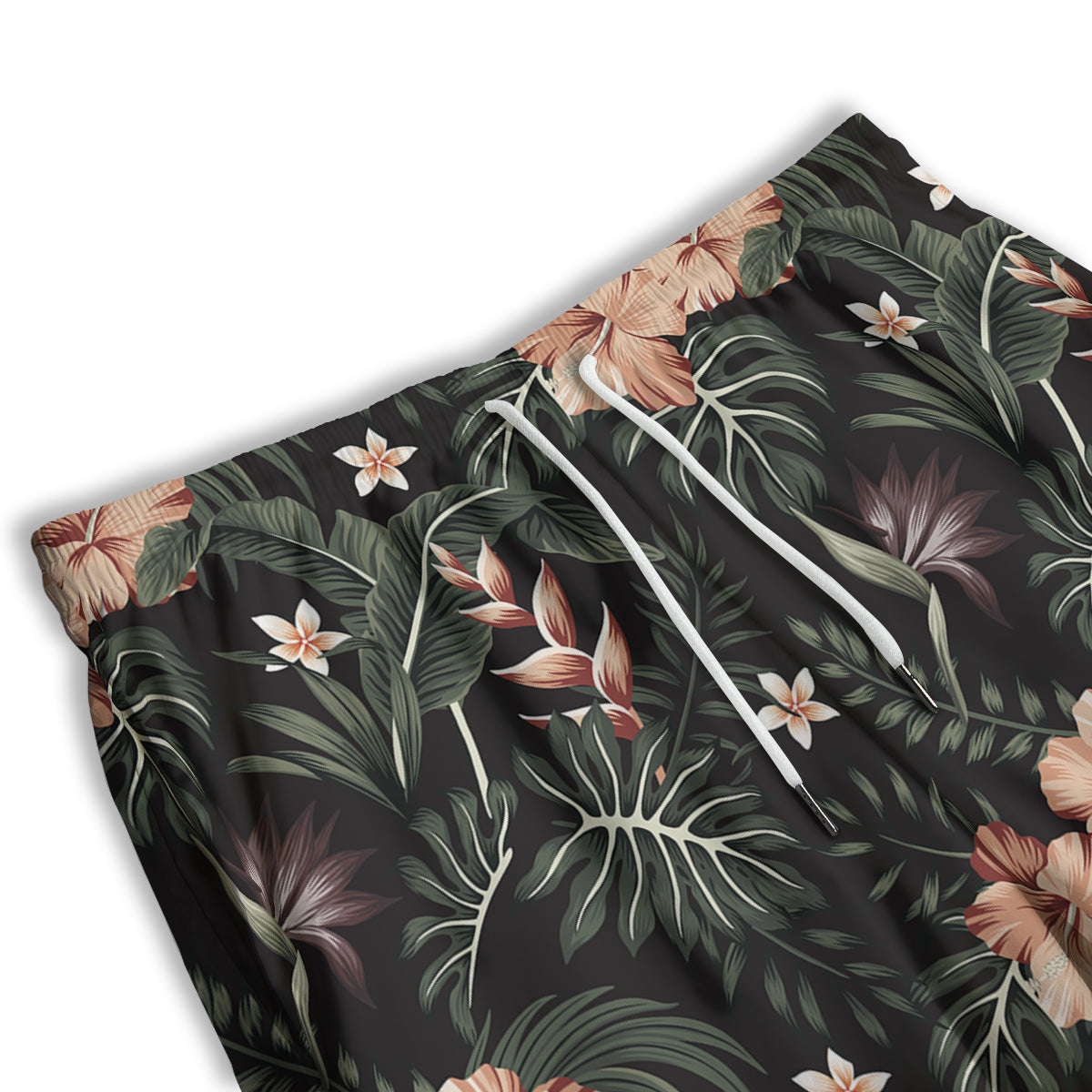 Tropical Watercolor Print Pattern Men's Athletic Shorts-grizzshop