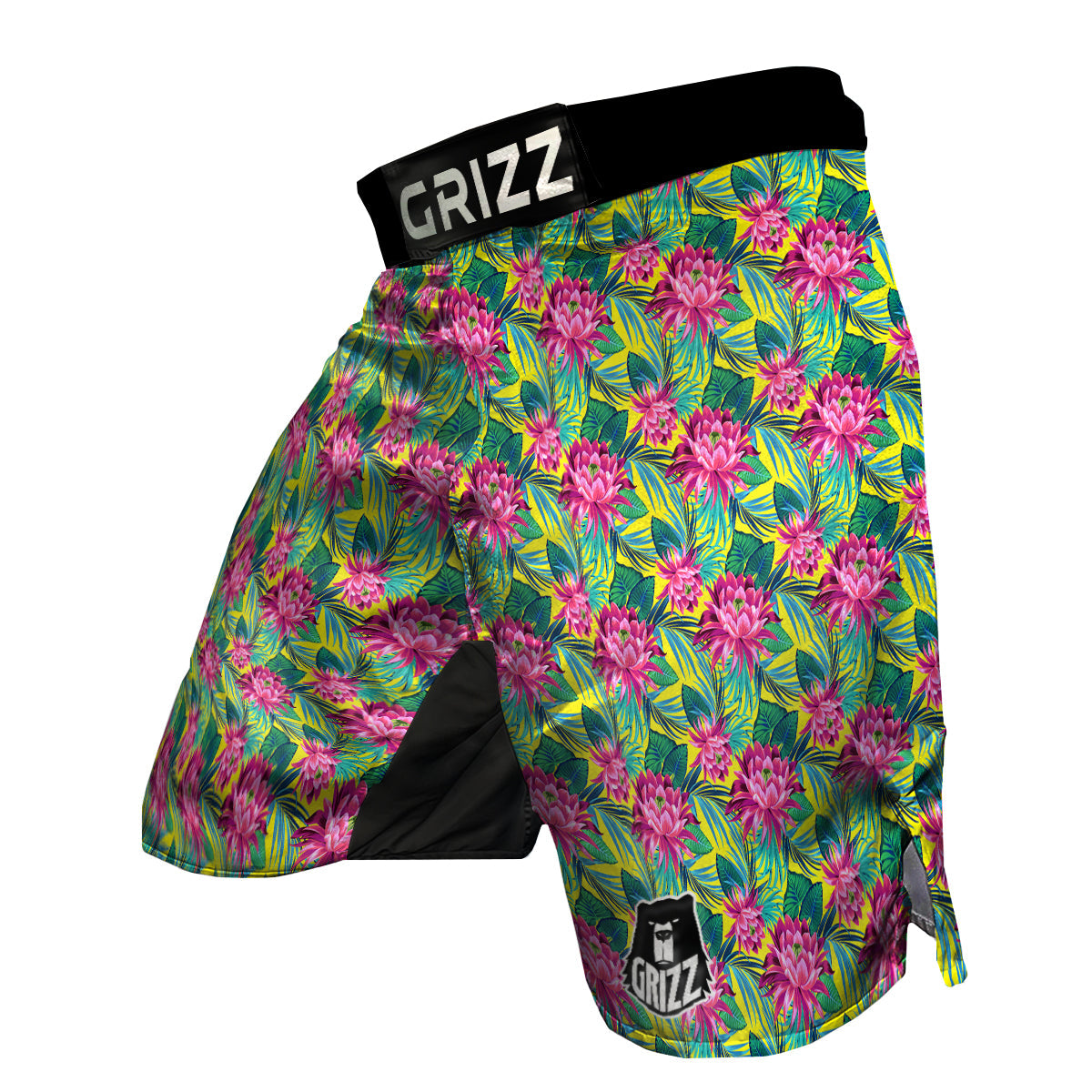 Tropical Waterlily MMA Shorts-grizzshop