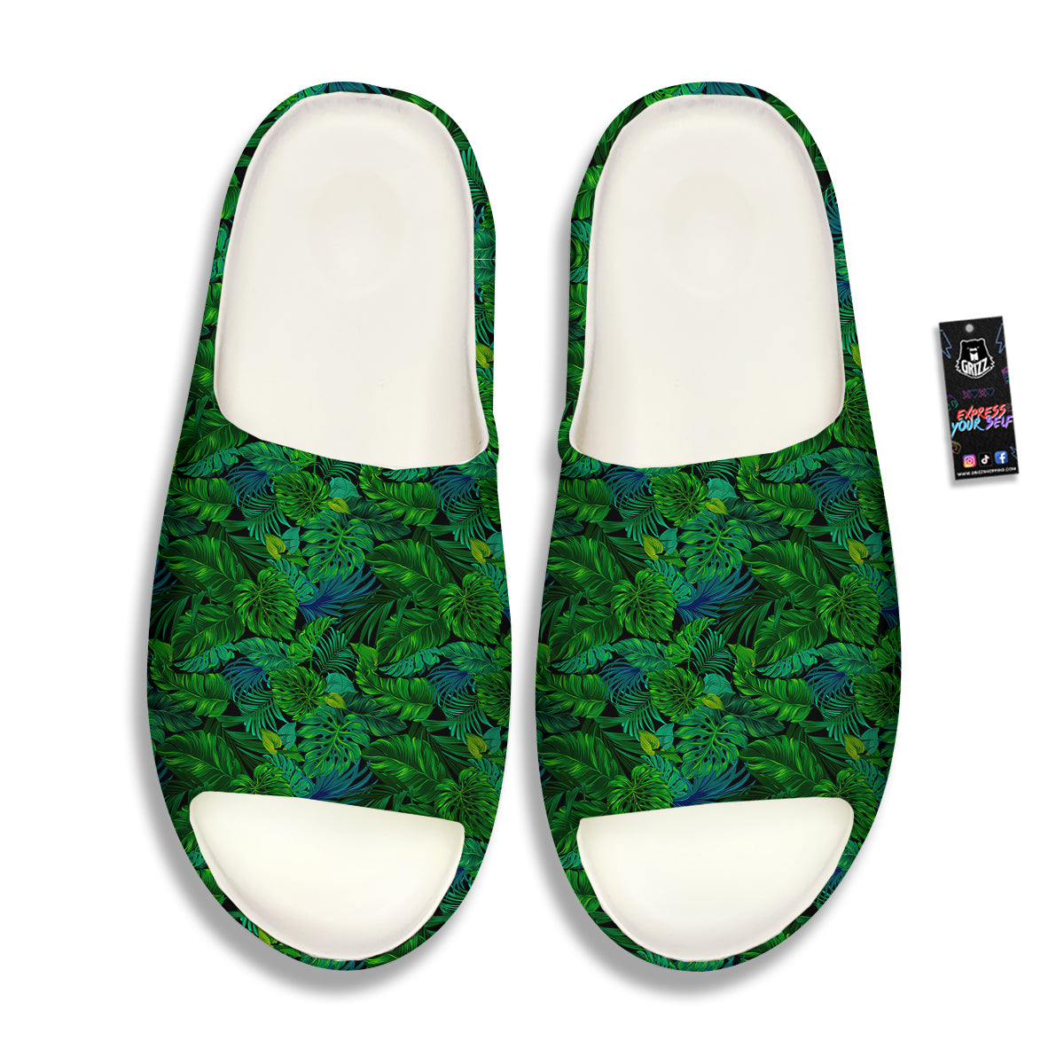 Tropical Aloha Hawaii Print Pattern Sandals-grizzshop