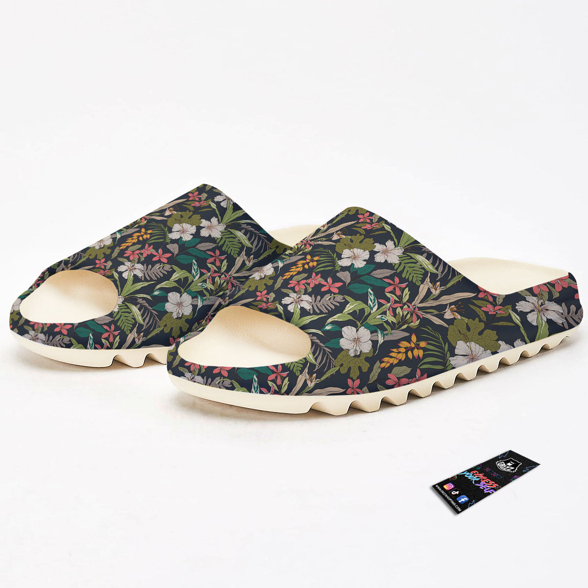 Tropical Hawaiian Aloha Print Pattern Sandals-grizzshop