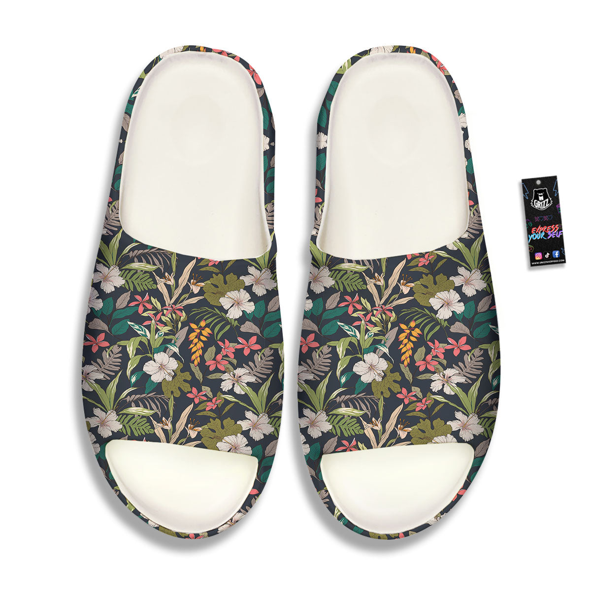 Tropical Hawaiian Aloha Print Pattern Sandals-grizzshop