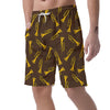 Trumpet Pattern Print Men's Shorts-grizzshop