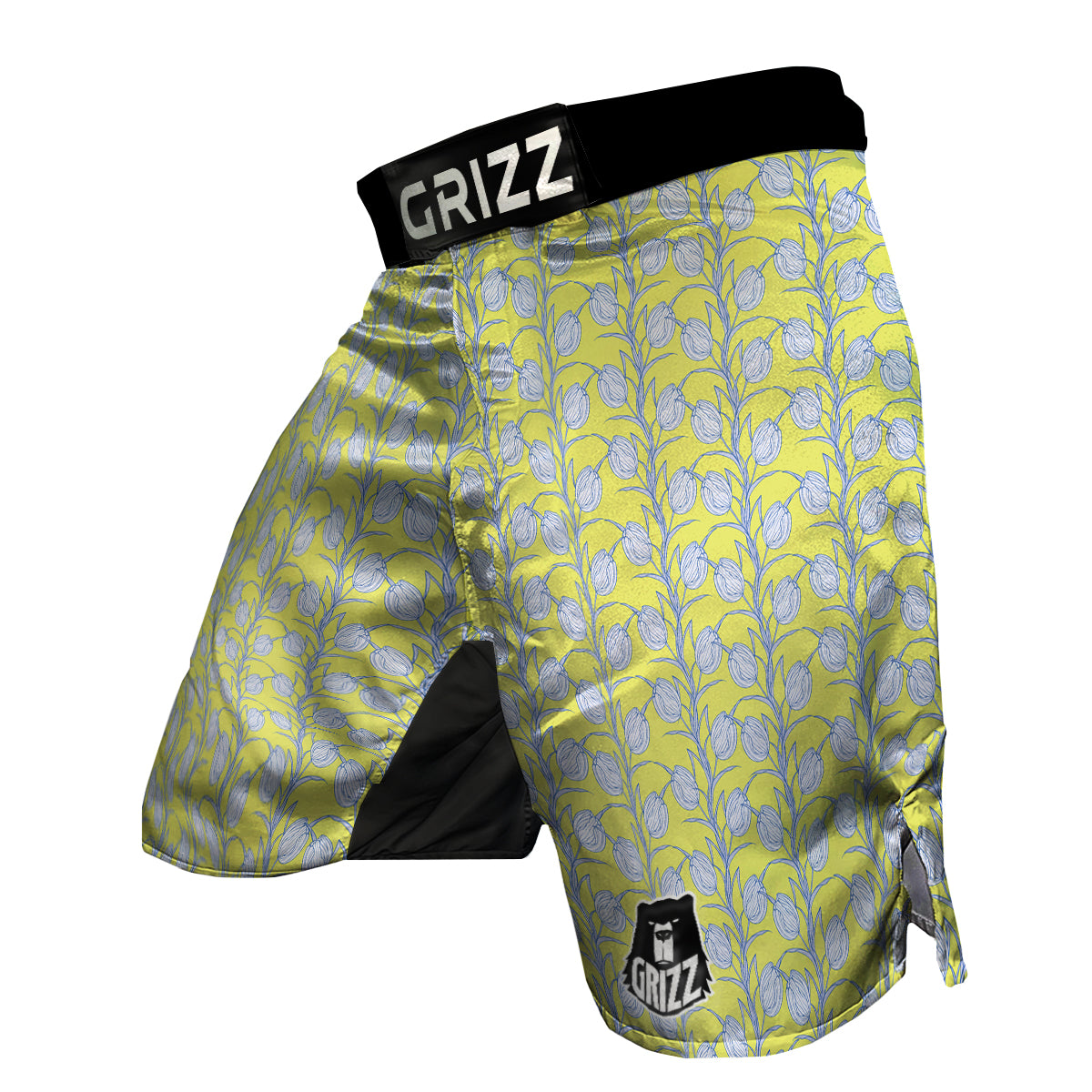 Tulip Drawing Print Pattern MMA Shorts-grizzshop