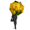 Tulip Yellow Print Umbrella-grizzshop