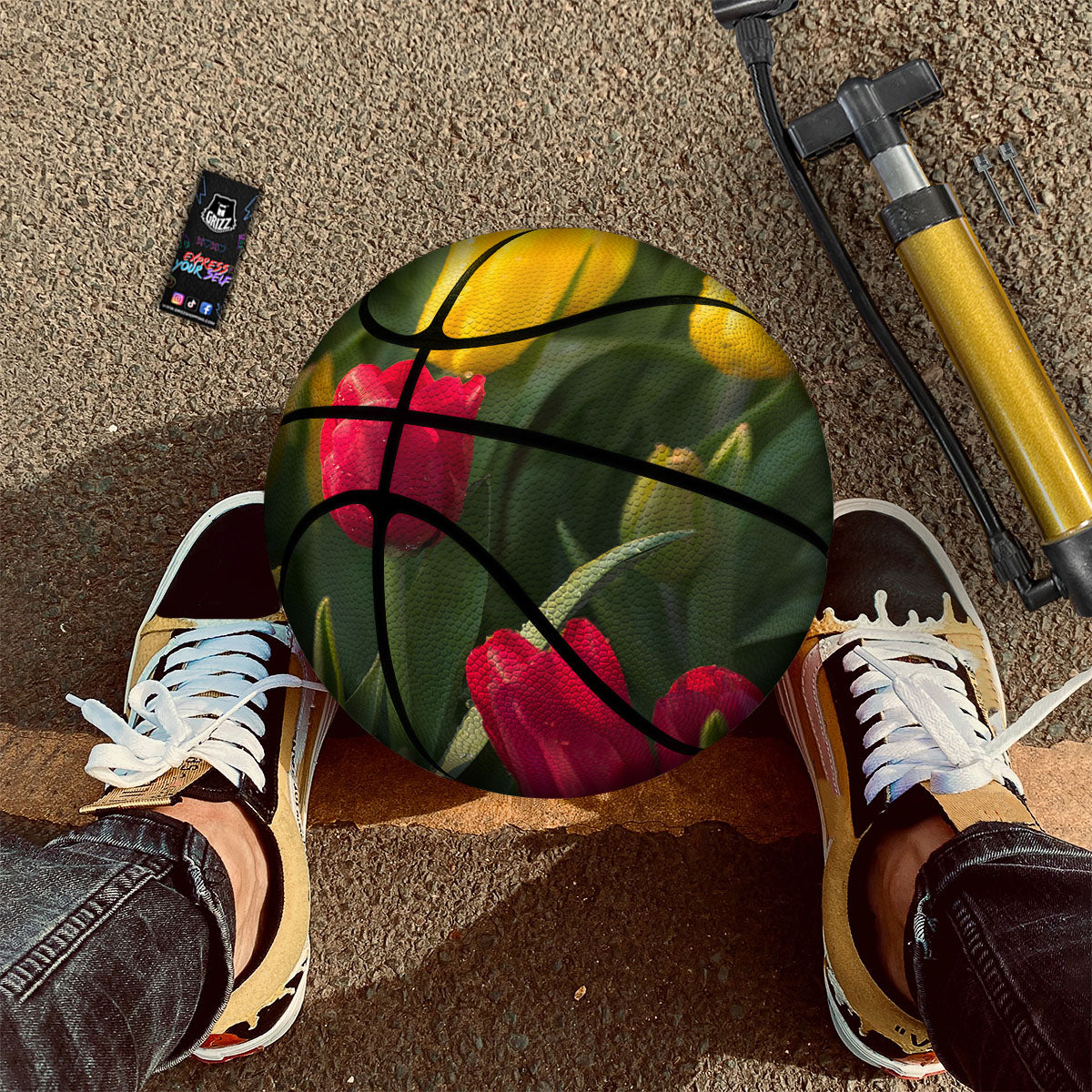 Vegetables And Vegan Fruits Print Pattern Basketball