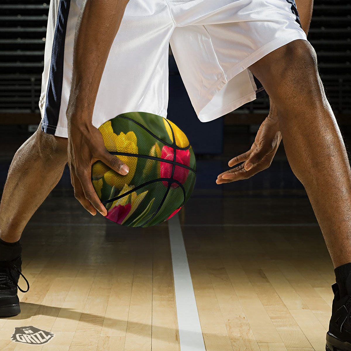 Vegetables And Vegan Fruits Print Pattern Basketball