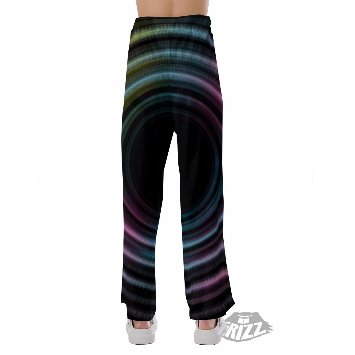 Tunnel Lights Teal And Pink Print Pajama Pants-grizzshop