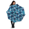 Turtle Blue And White Print Pattern Umbrella-grizzshop