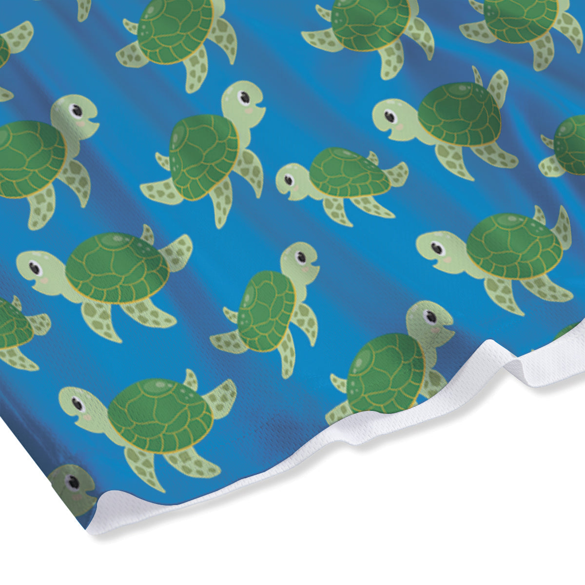 Turtle Cartoon Print Pattern Mesh Shorts-grizzshop