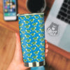 Turtle Cartoon Print Pattern Tumbler-grizzshop