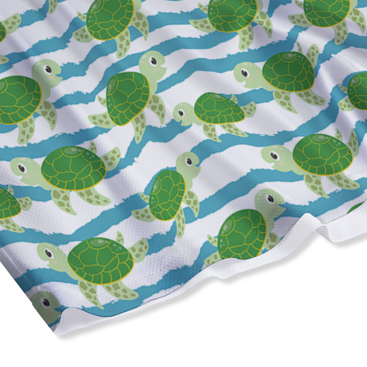 Turtle Cute Sea Print Pattern Mesh Shorts-grizzshop