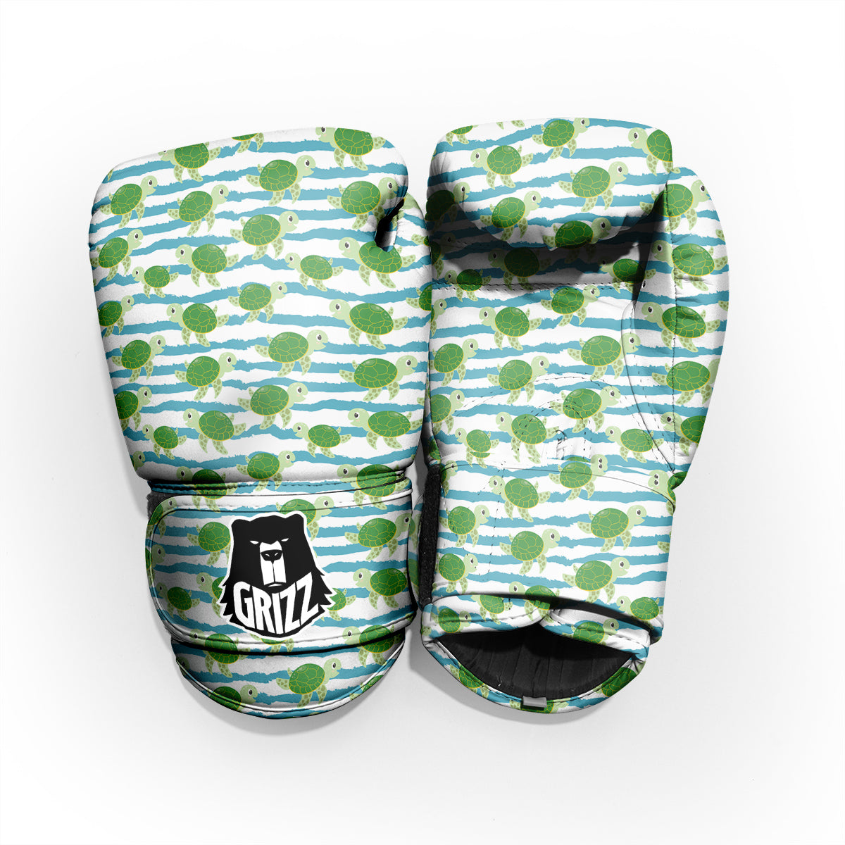 Turtle Cute Sea Print Pattern Sparring Gloves-grizzshop