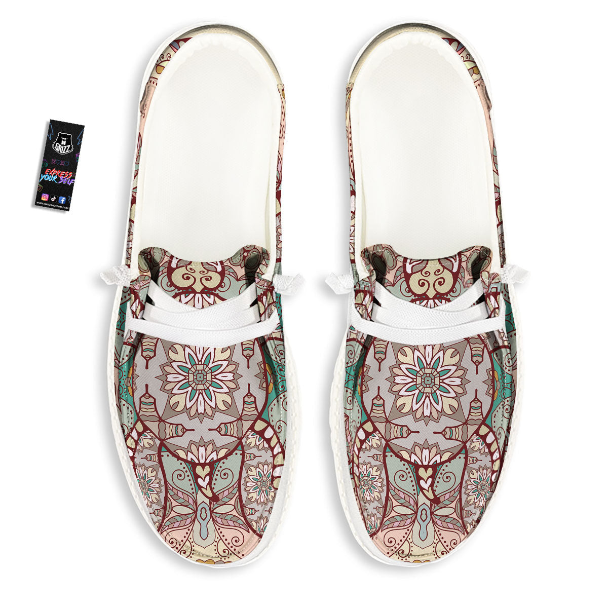 Turtle Polynesian Sea Print Black Loafers-grizzshop