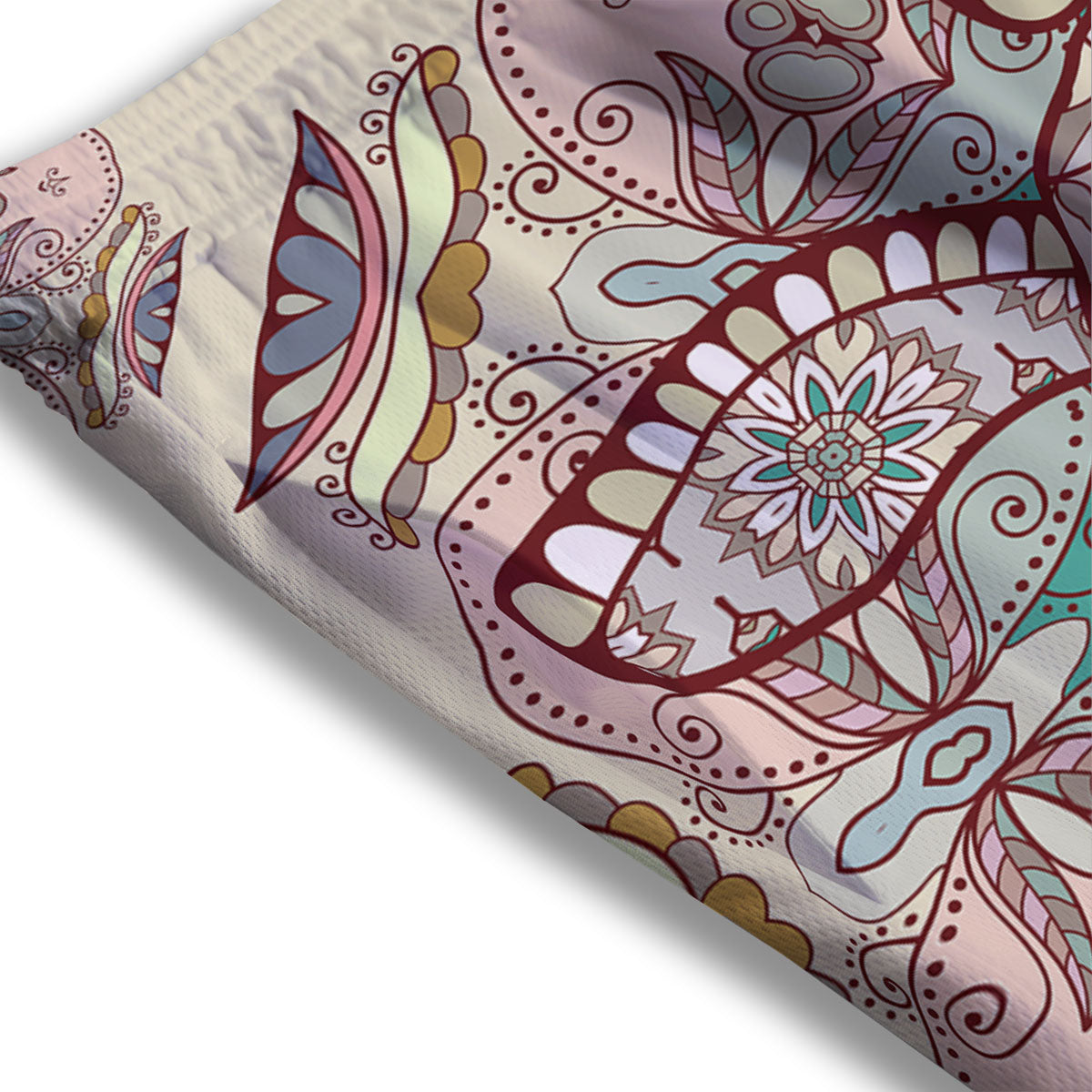 Turtle Polynesian Sea Print Mesh Shorts