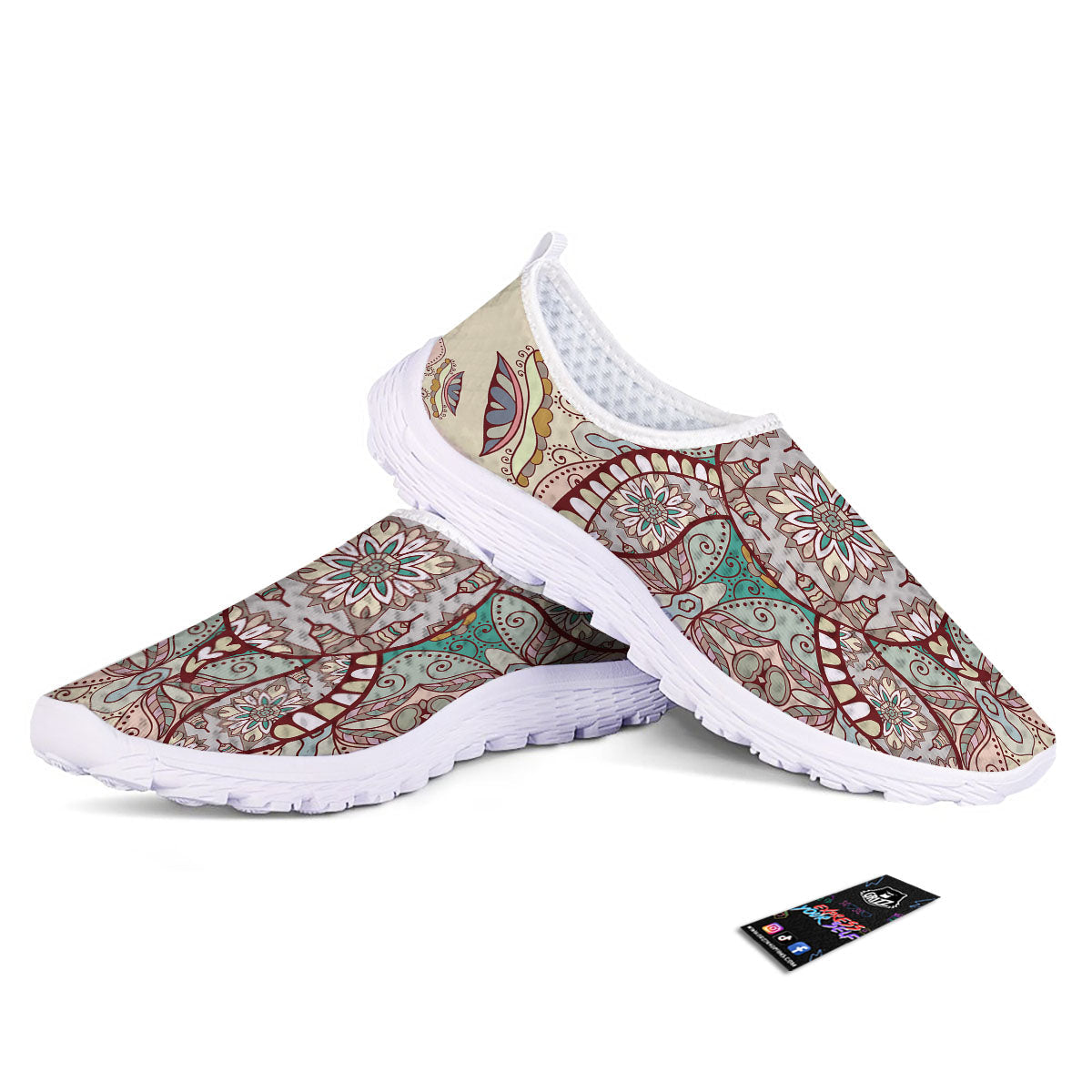 Turtle Polynesian Sea Print Nurse Shoes-grizzshop