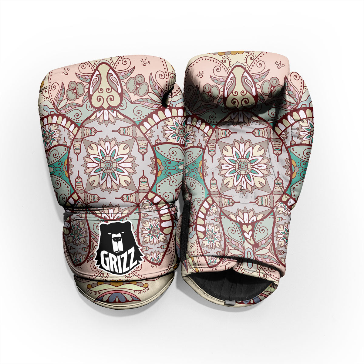 Turtle Polynesian Sea Print Pro Boxing Glove