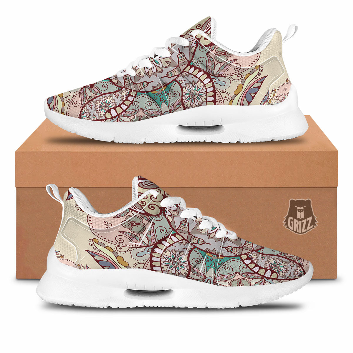 Turtle Polynesian Sea Print Tennis Shoes-grizzshop
