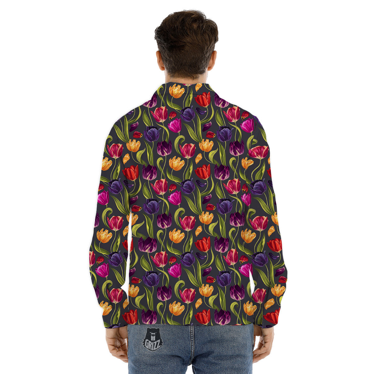 Turtle Sea Aboriginal Print Pattern Men's Dress Shirts-grizzshop