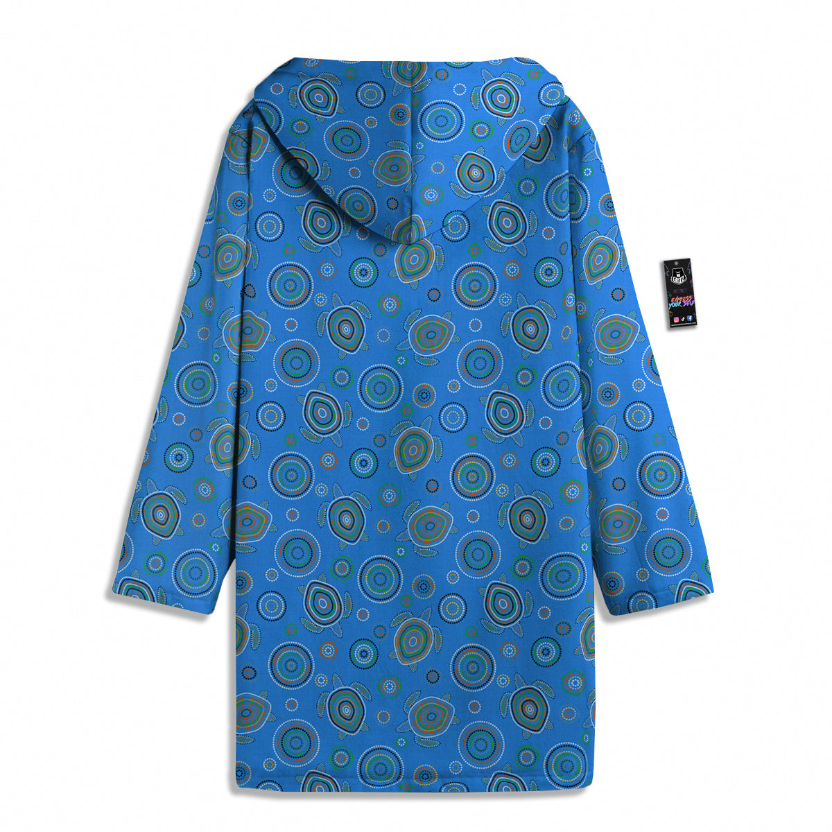 Turtle Sea Aboriginal Print Pattern Men's Windbreaker Jacket-grizzshop
