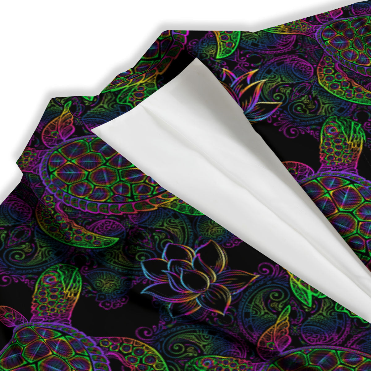 Turtle Sea Psychedelic Print Pattern Women's Blazer-grizzshop
