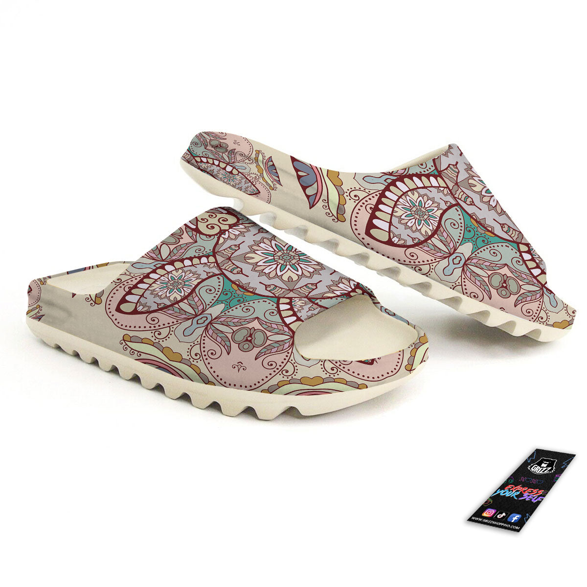 Turtle Polynesian Sea Print Sandals-grizzshop