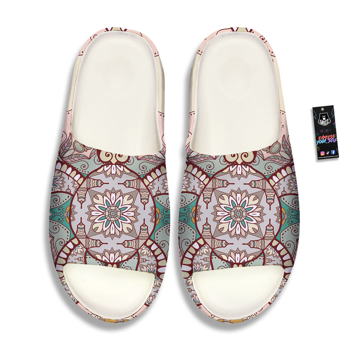 Turtle Polynesian Sea Print Sandals-grizzshop