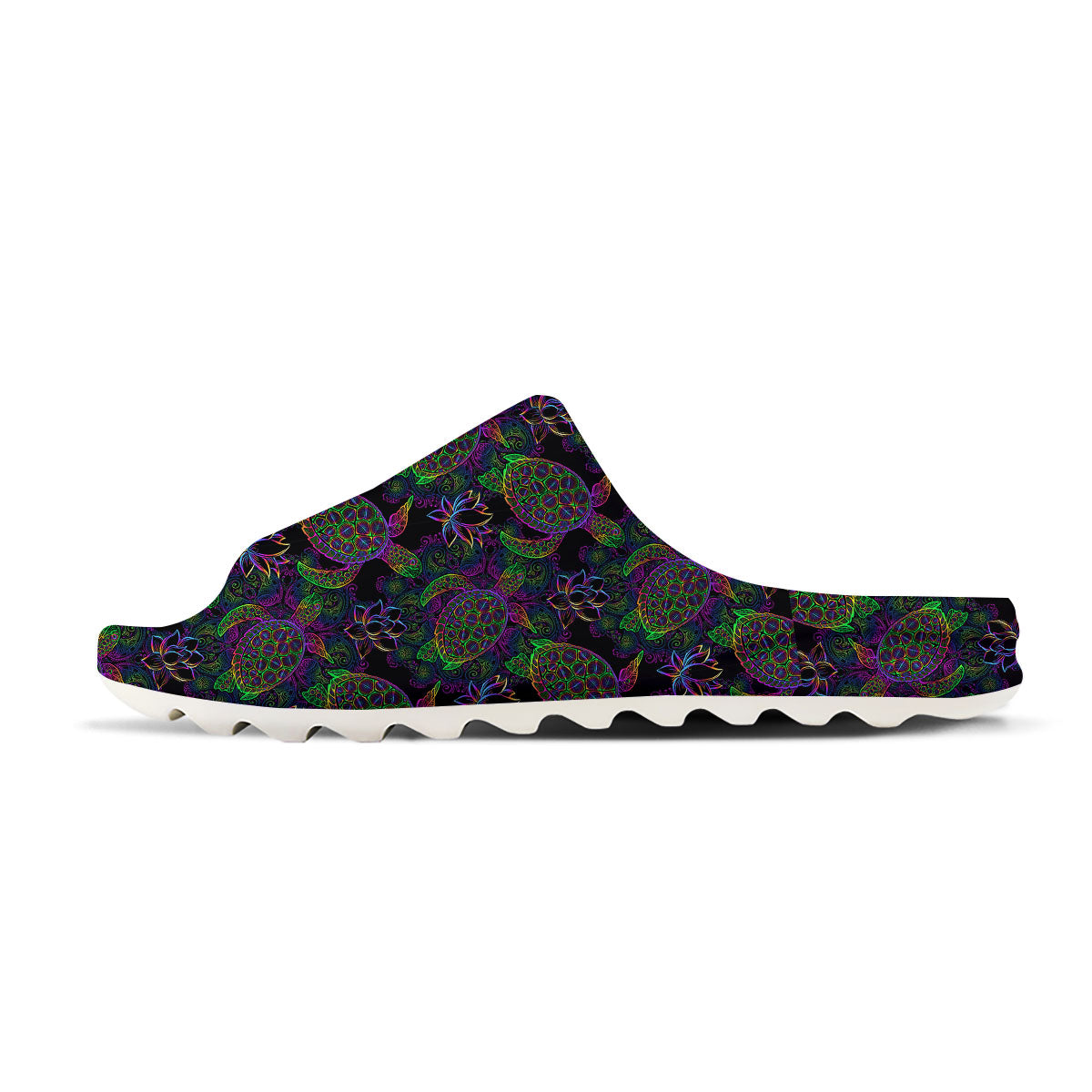 Turtle Sea Psychedelic Print Pattern Sandals-grizzshop
