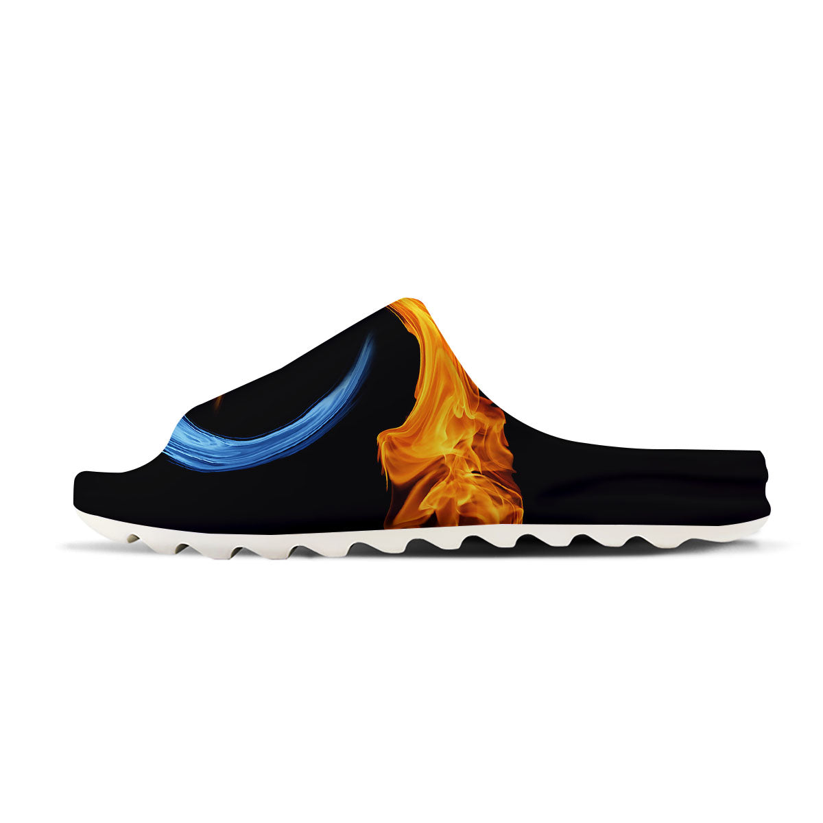Twin Flame Blue And Red Print Sandals-grizzshop