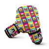 Typewriter Pattern Print Boxing Gloves-grizzshop