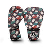 Typewriter Print Pattern Boxing Gloves-grizzshop