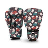 Typewriter Print Pattern Boxing Gloves-grizzshop