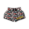 Typewriter Print Pattern Muay Thai Boxing Shorts-grizzshop