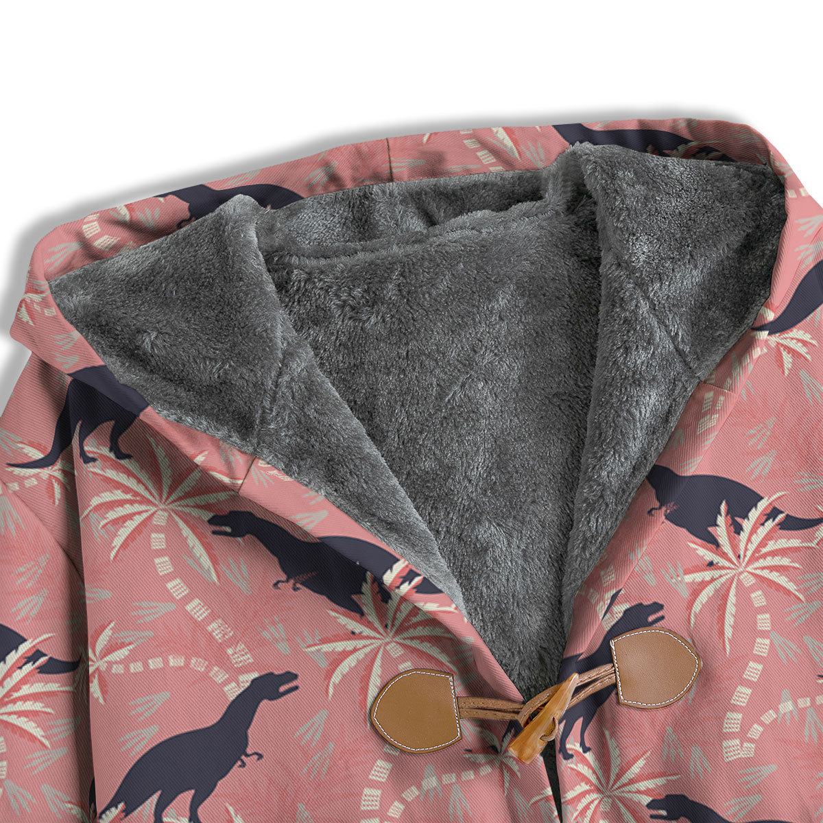 Tyrannosaurus Fossil Print Pattern Men's Windbreaker Jacket-grizzshop