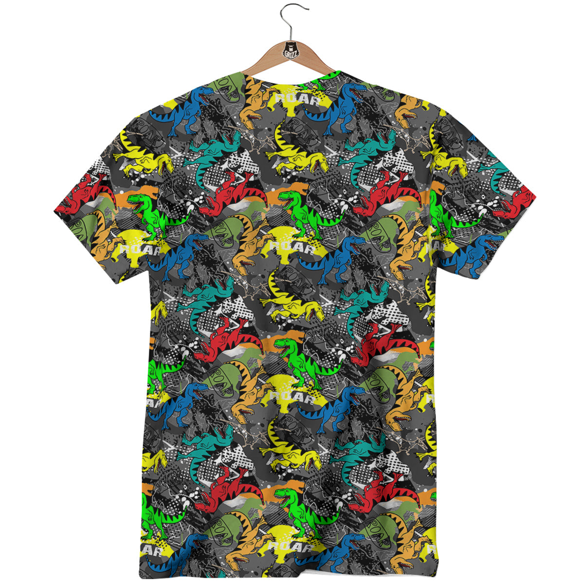 Tyrannosaurus Rex Colorful Print T-Shirt-grizzshop