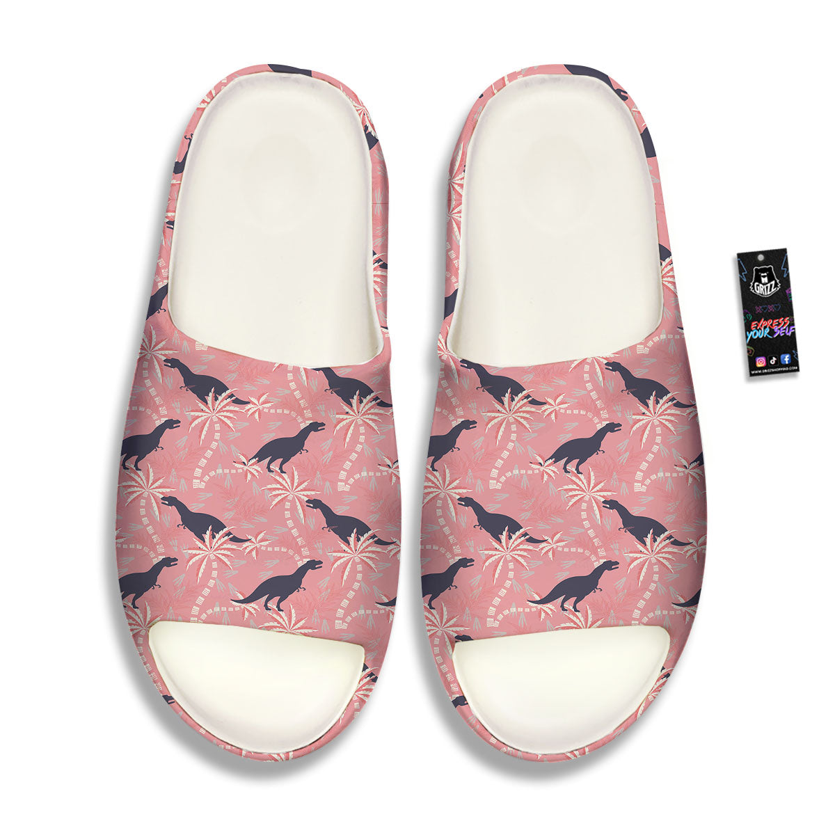 Tyrannosaurus Fossil Print Pattern Sandals-grizzshop
