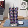 UFO Colorful Print Pattern Tumbler-grizzshop